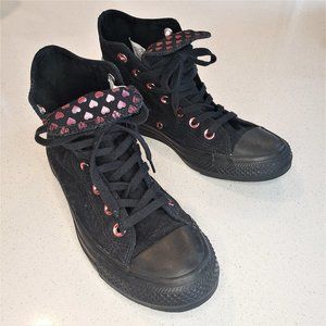 Chuck Taylor - All Star noire/rhubarbe T-6.5